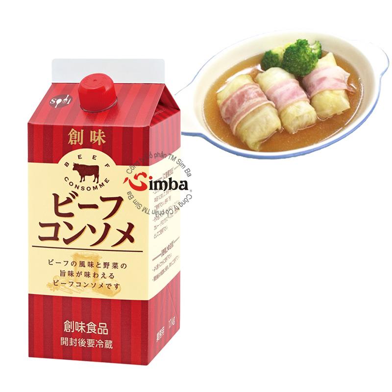 Súp vị thịt bò Beef Consomme {Somi} 1.1kg Sim Ba Trading Co., LTD